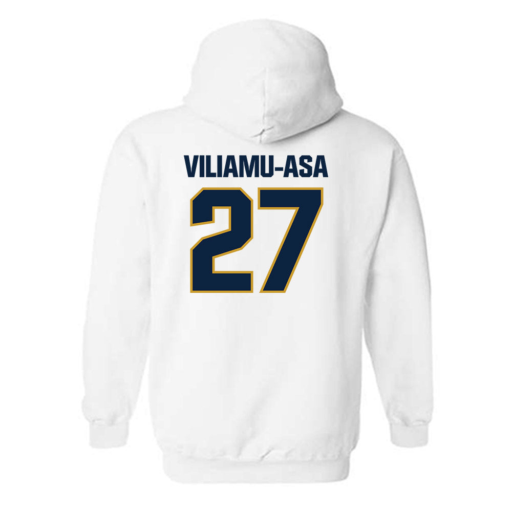 Notre Dame - NCAA Football : Kyngstonn Viliamu-Asa - Sports Shersey Hooded Sweatshirt-1