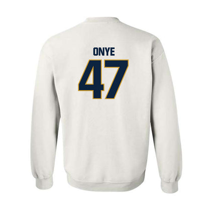 Notre Dame - NCAA Football : Jason Onye - Sports Shersey Crewneck Sweatshirt-1