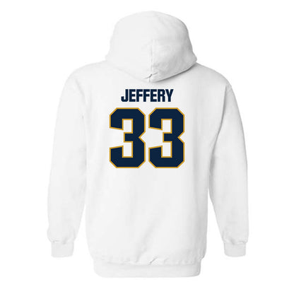 Notre Dame - NCAA Football : Matthew Jeffery - Sports Shersey Hooded Sweatshirt-1