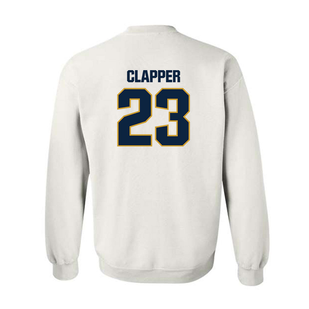 Notre Dame - NCAA Football : Jakobe Clapper - Sports Shersey Crewneck Sweatshirt-1