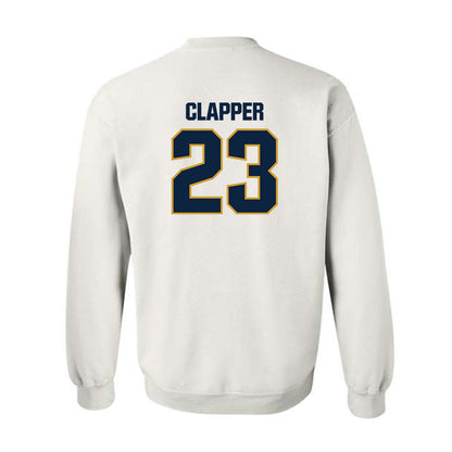Notre Dame - NCAA Football : Jakobe Clapper - Sports Shersey Crewneck Sweatshirt-1