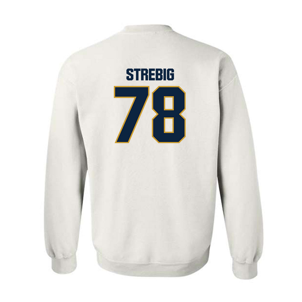 Notre Dame - NCAA Football : Owen Strebig - Sports Shersey Crewneck Sweatshirt-1