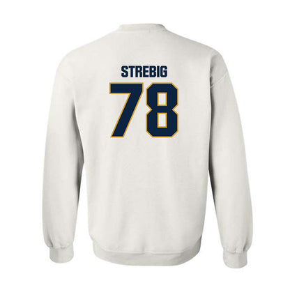 Notre Dame - NCAA Football : Owen Strebig - Sports Shersey Crewneck Sweatshirt-1