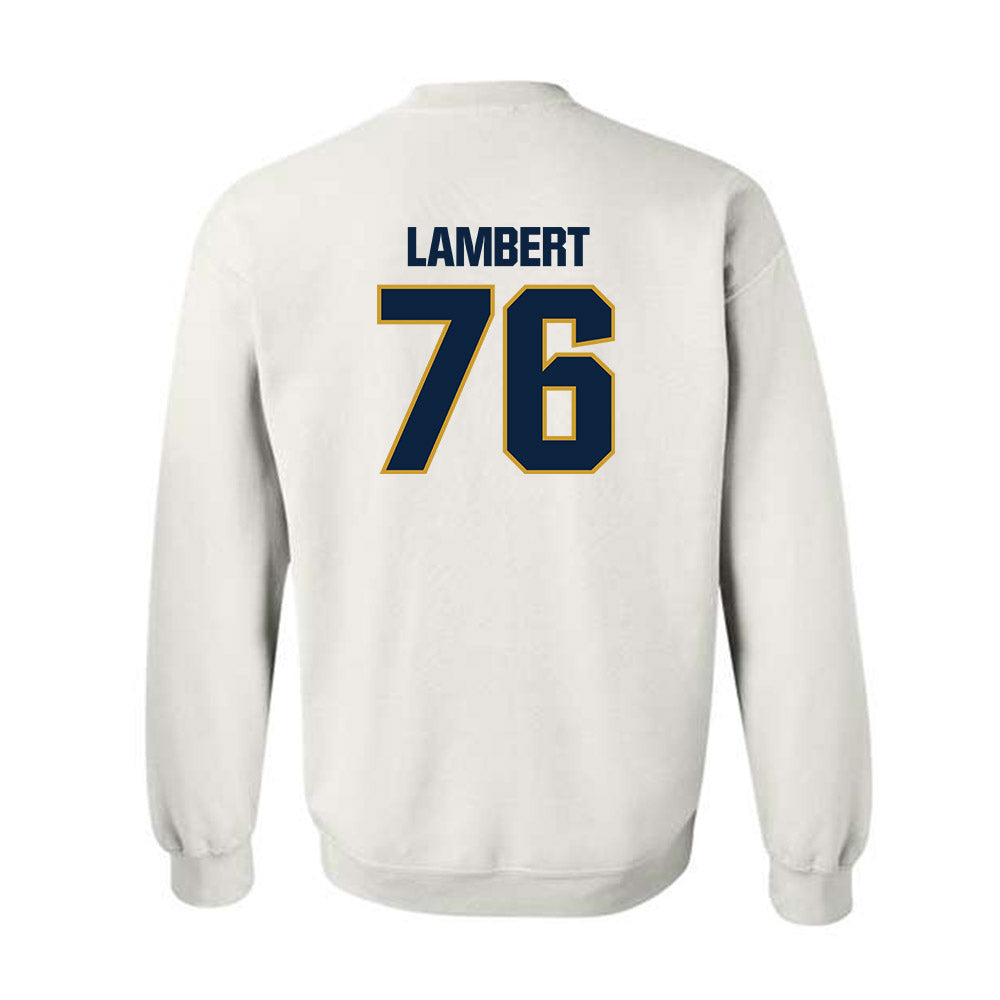 Notre Dame - NCAA Football : Guerby Lambert - Sports Shersey Crewneck Sweatshirt-1