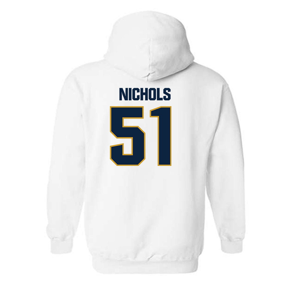 Notre Dame - NCAA Football : Ben Nichols - Sports Shersey Hooded Sweatshirt-1
