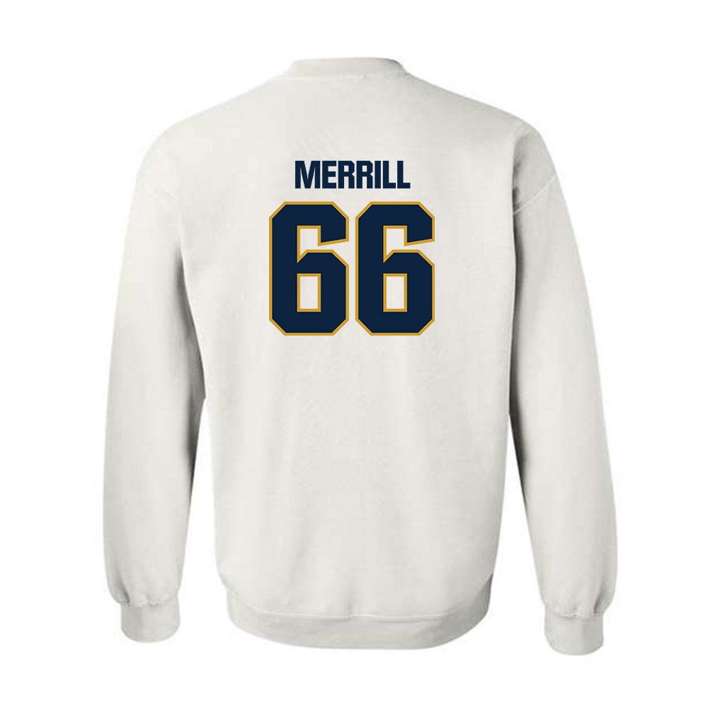 Notre Dame - NCAA Football : Tyler Merrill - Sports Shersey Crewneck Sweatshirt-1