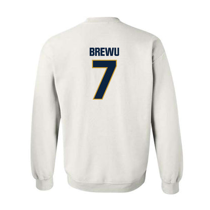 Notre Dame - NCAA Football : Francis Brewu - Sports Shersey Crewneck Sweatshirt-1