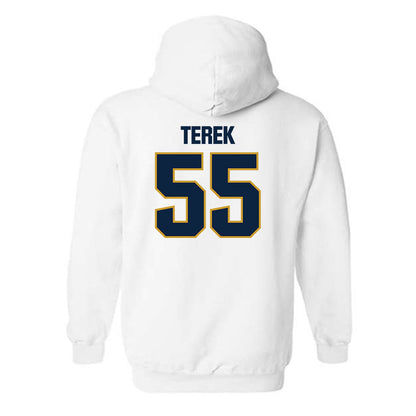 Notre Dame - NCAA Football : Christopher Terek - Sports Shersey Hooded Sweatshirt-1