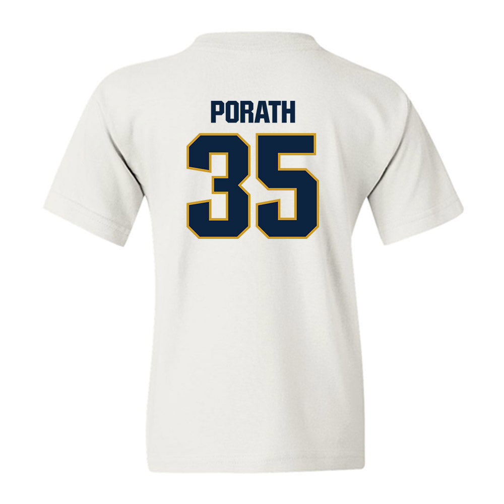 Notre Dame - NCAA Football : Spencer Porath - Sports Shersey Youth T-Shirt-1