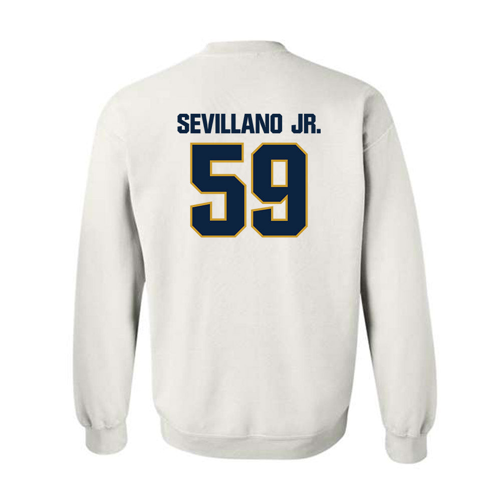 Notre Dame - NCAA Football : Sean Sevillano Jr. - Sports Shersey Crewneck Sweatshirt-1