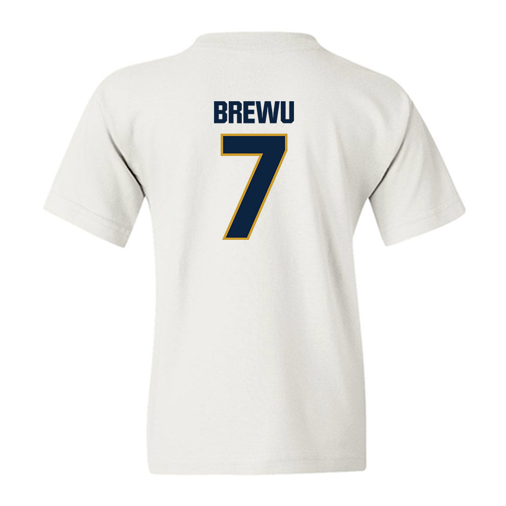 Notre Dame - NCAA Football : Francis Brewu - Sports Shersey Youth T-Shirt-1