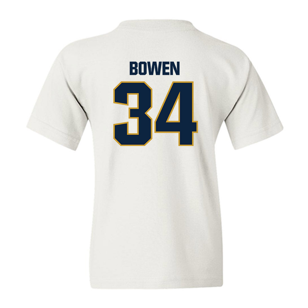 Notre Dame - NCAA Football : Drayk Bowen - Sports Shersey Youth T-Shirt-1