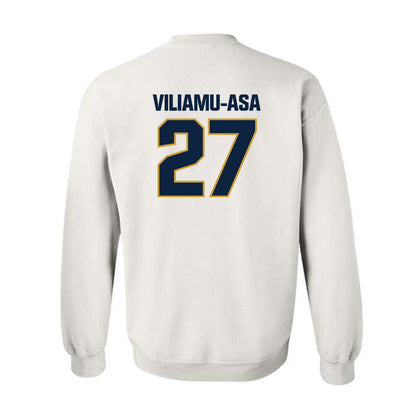 Notre Dame - NCAA Football : Kyngstonn Viliamu-Asa - Sports Shersey Crewneck Sweatshirt-1