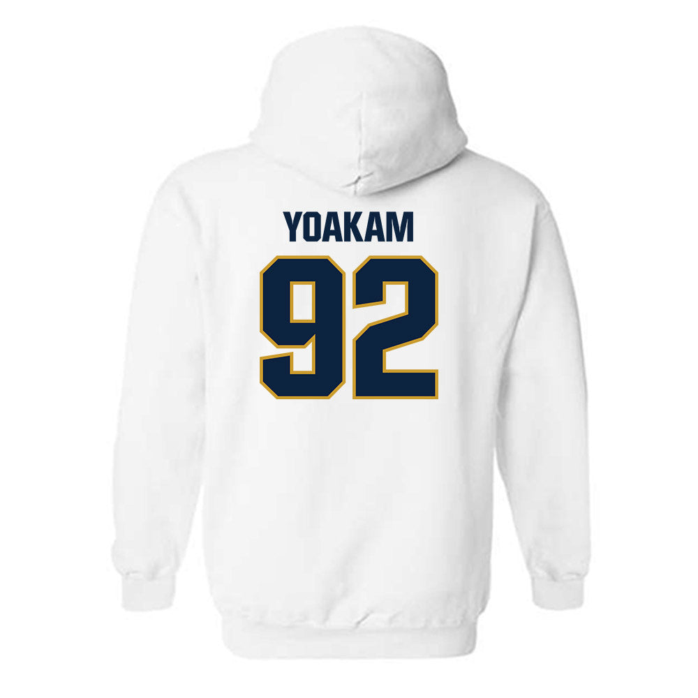 Notre Dame - NCAA Football : Zachary Yoakam - Sports Shersey Hooded Sweatshirt-1