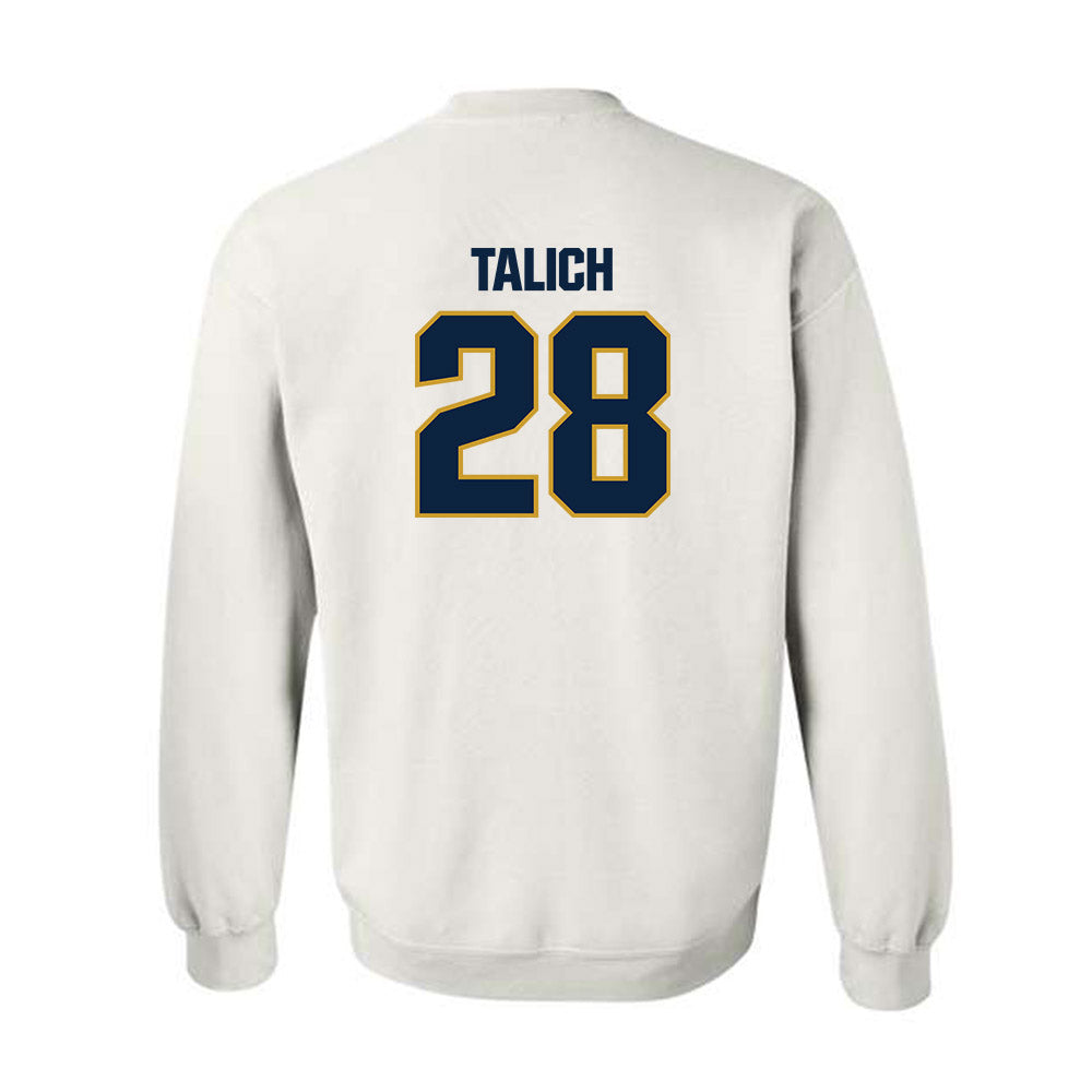 Notre Dame - NCAA Football : Luke Talich - Sports Shersey Crewneck Sweatshirt-1