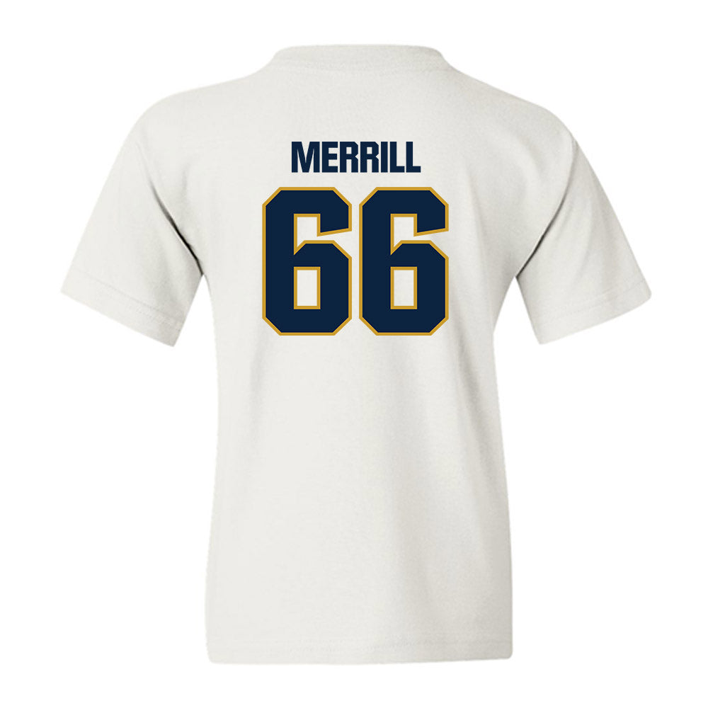 Notre Dame - NCAA Football : Tyler Merrill - Sports Shersey Youth T-Shirt-1