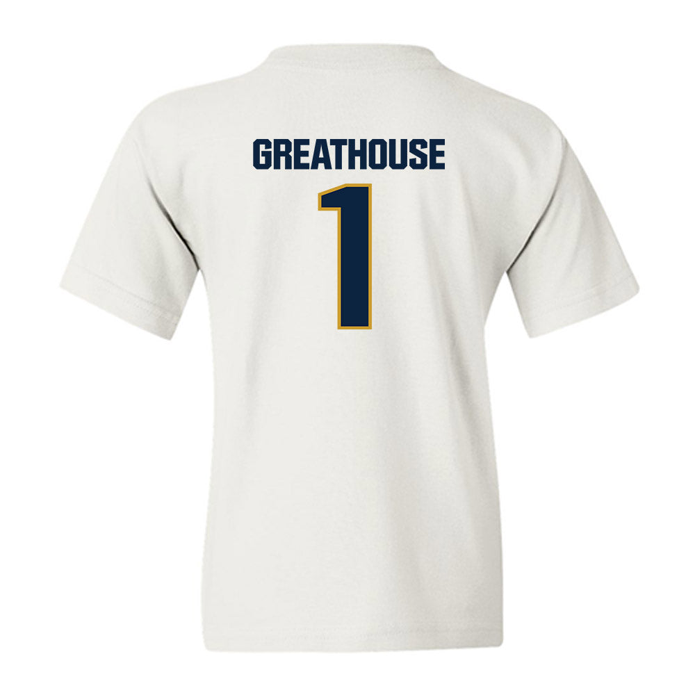 Notre Dame - NCAA Football : Jaden Greathouse - Sports Shersey Youth T-Shirt-1