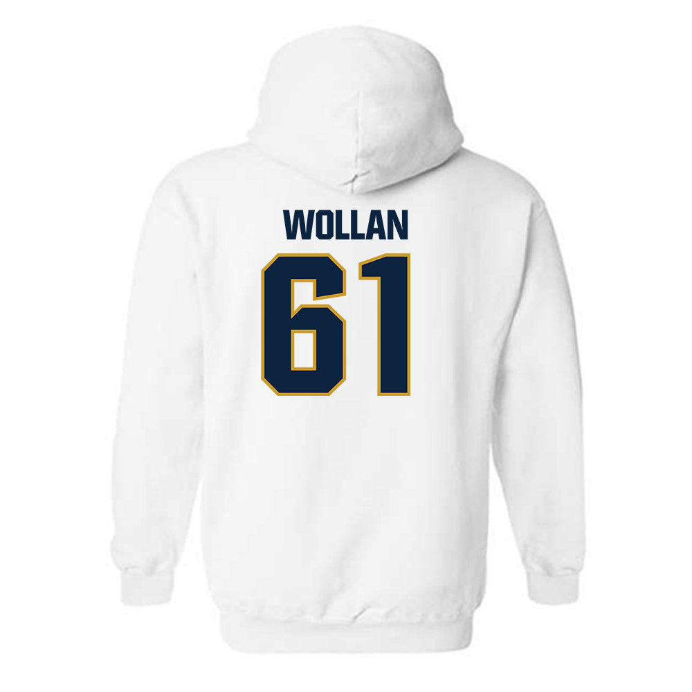 Notre Dame - NCAA Football : Robbie Wollan - Sports Shersey Hooded Sweatshirt-1