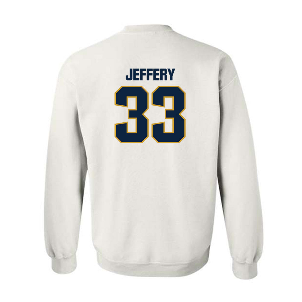 Notre Dame - NCAA Football : Matthew Jeffery - Sports Shersey Crewneck Sweatshirt-1