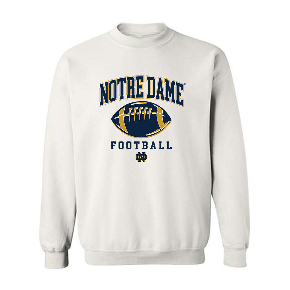 Notre Dame - NCAA Football : Tyler Merrill - Sports Shersey Crewneck Sweatshirt-0