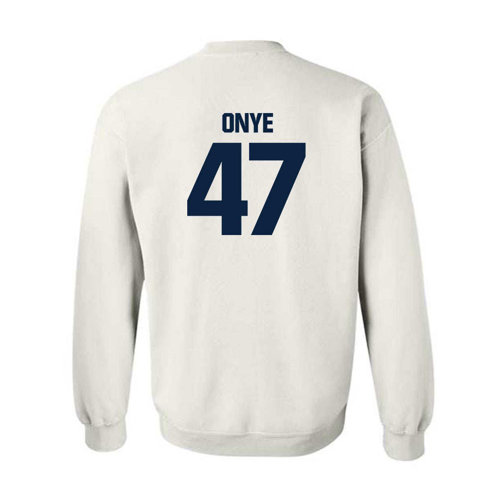 Notre Dame - NCAA Football : Jason Onye - Sports Shersey Crewneck Sweatshirt-1