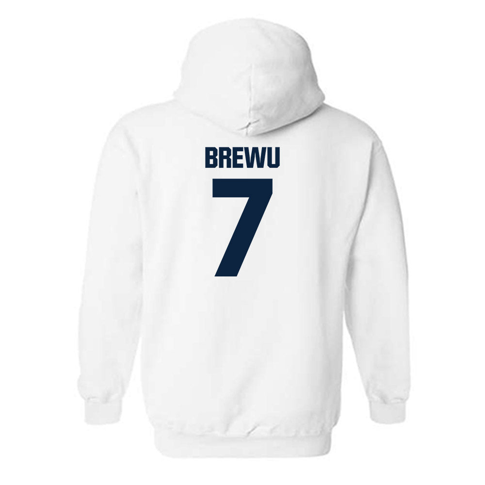 Notre Dame - NCAA Football : Francis Brewu - Sports Shersey Hooded Sweatshirt-1