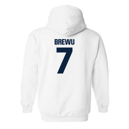 Notre Dame - NCAA Football : Francis Brewu - Sports Shersey Hooded Sweatshirt-1
