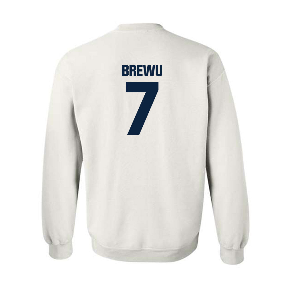 Notre Dame - NCAA Football : Francis Brewu - Sports Shersey Crewneck Sweatshirt-1