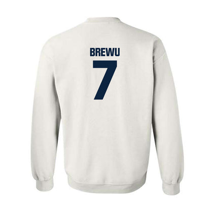 Notre Dame - NCAA Football : Francis Brewu - Sports Shersey Crewneck Sweatshirt-1