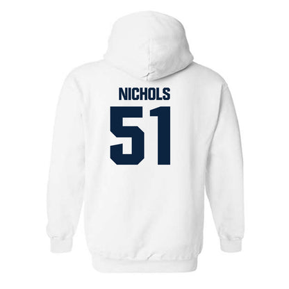 Notre Dame - NCAA Football : Ben Nichols - Sports Shersey Hooded Sweatshirt-1
