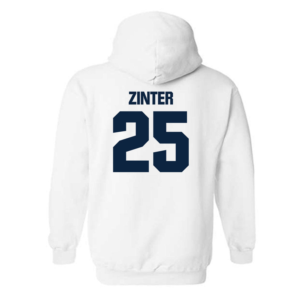 Notre Dame - NCAA Football : Preston Zinter - Sports Shersey Hooded Sweatshirt-1