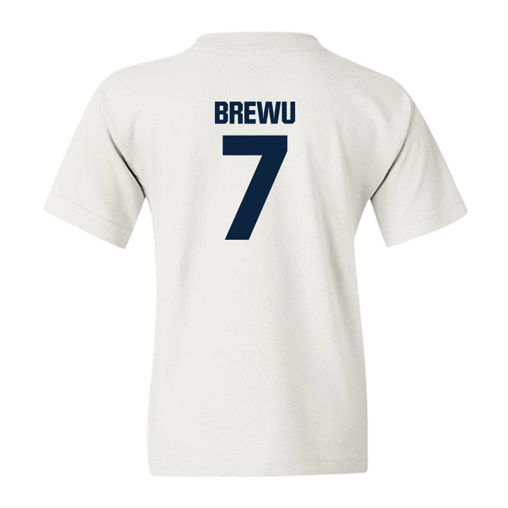 Notre Dame - NCAA Football : Francis Brewu - Sports Shersey Youth T-Shirt-1