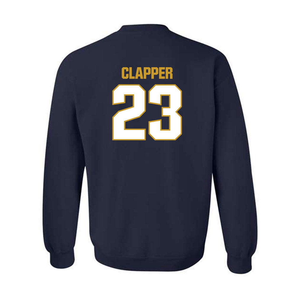 Notre Dame - NCAA Football : Jakobe Clapper - Sports Shersey Crewneck Sweatshirt-1
