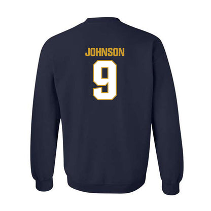 Notre Dame - NCAA Football : Brauntae Johnson - Sports Shersey Crewneck Sweatshirt-1