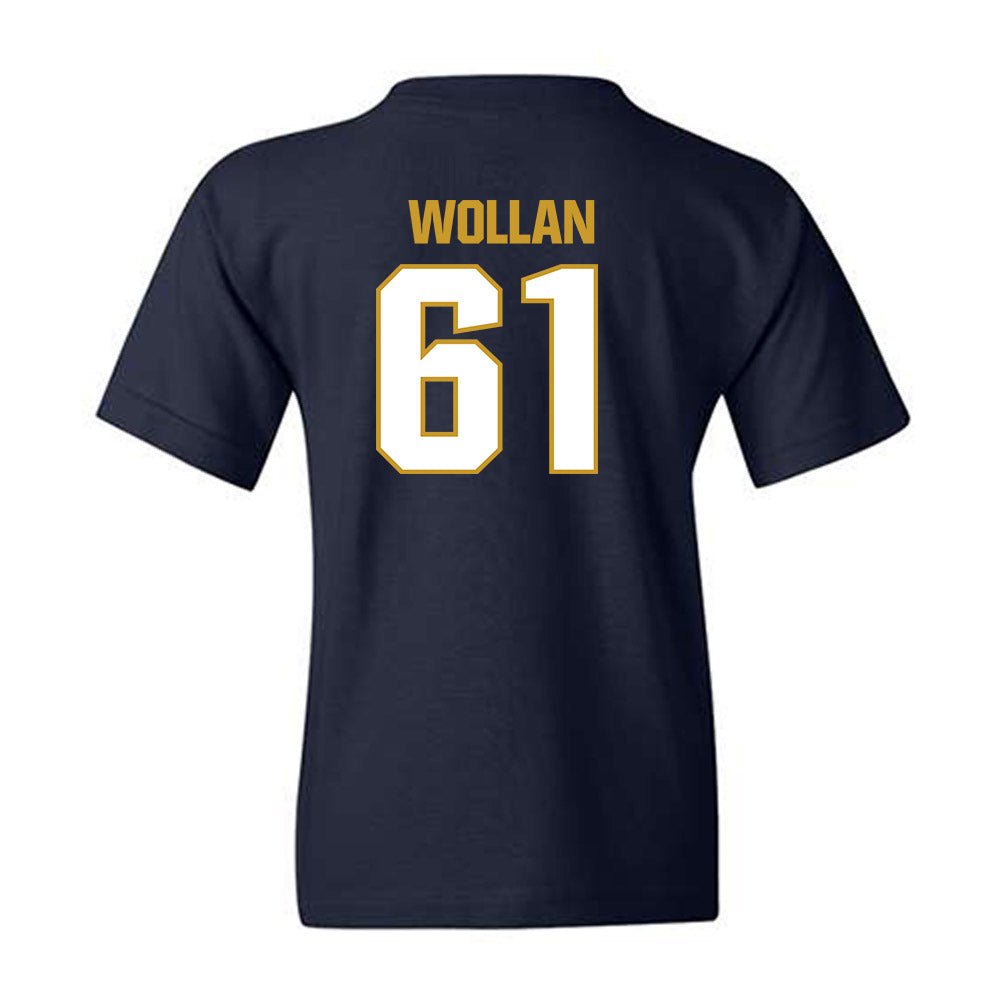 Notre Dame - NCAA Football : Robbie Wollan - Sports Shersey Youth T-Shirt-1