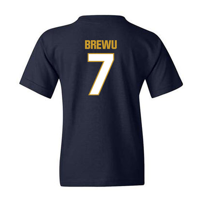 Notre Dame - NCAA Football : Francis Brewu - Sports Shersey Youth T-Shirt-1