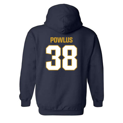 Notre Dame - NCAA Football : Tommy Powlus - Sports Shersey Hooded Sweatshirt-1