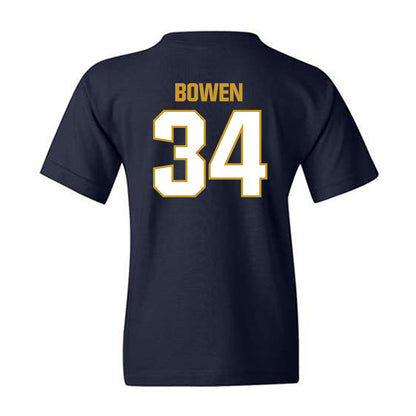 Notre Dame - NCAA Football : Drayk Bowen - Sports Shersey Youth T-Shirt-1