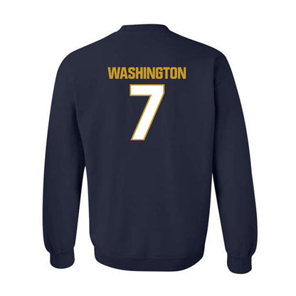 Notre Dame - NCAA Football : Tyrus Washington - Sports Shersey Crewneck Sweatshirt-1