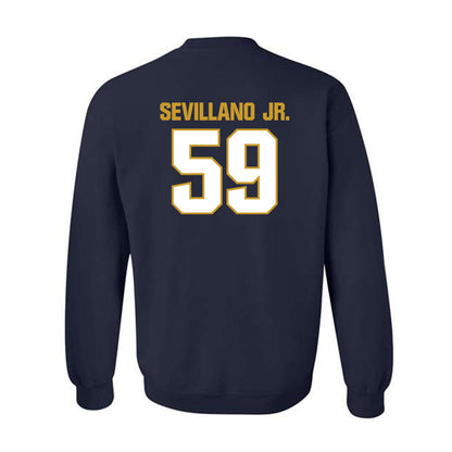 Notre Dame - NCAA Football : Sean Sevillano Jr. - Sports Shersey Crewneck Sweatshirt-1