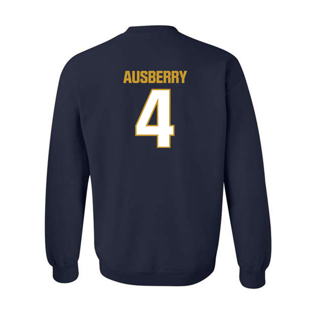 Notre Dame - NCAA Football : Jaiden Ausberry - Sports Shersey Crewneck Sweatshirt-1