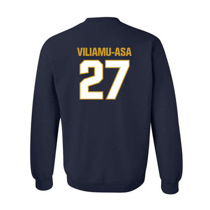 Notre Dame - NCAA Football : Kyngstonn Viliamu-Asa - Sports Shersey Crewneck Sweatshirt-1