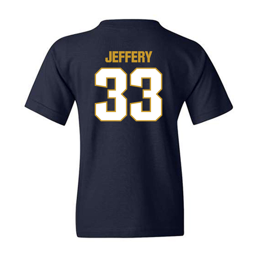 Notre Dame - NCAA Football : Matthew Jeffery - Sports Shersey Youth T-Shirt-1