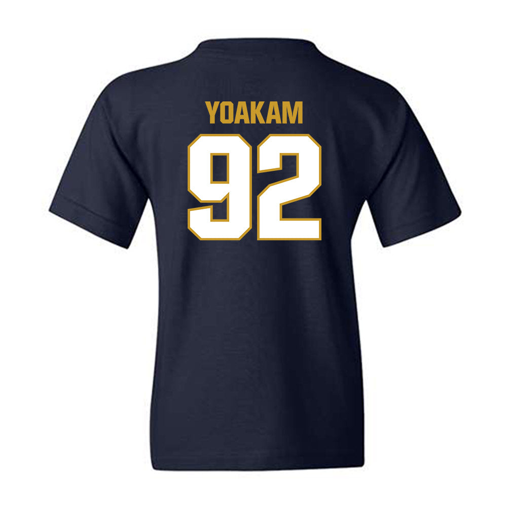 Notre Dame - NCAA Football : Zachary Yoakam - Sports Shersey Youth T-Shirt-1