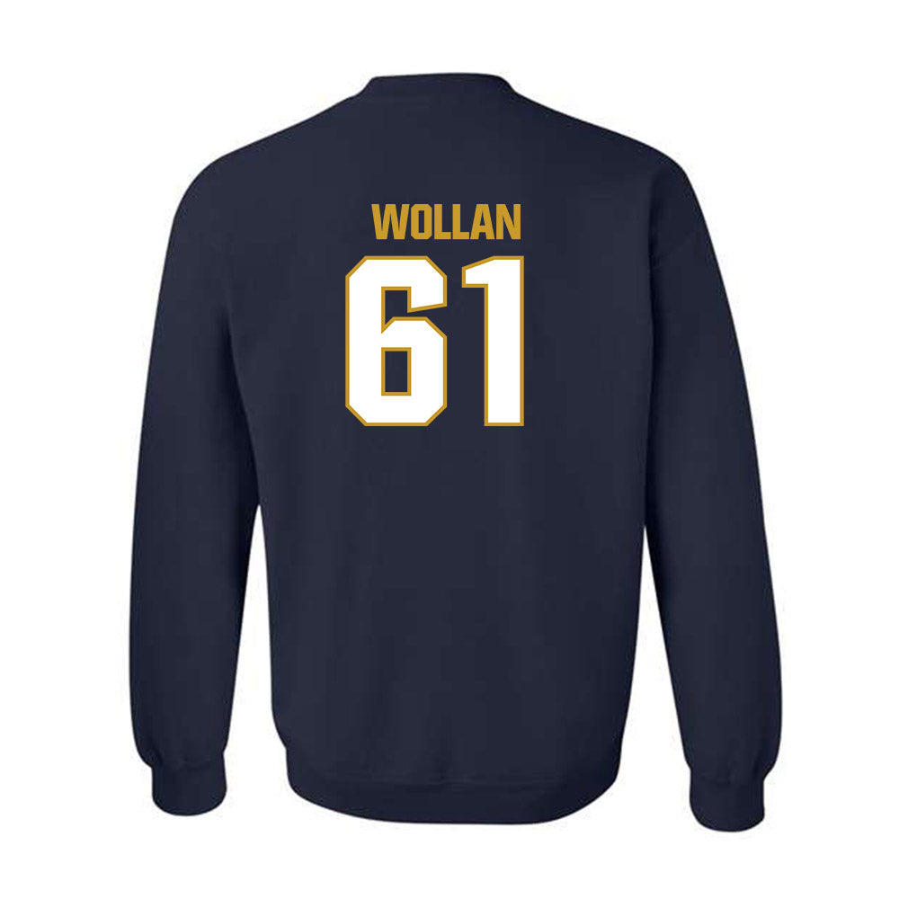 Notre Dame - NCAA Football : Robbie Wollan - Sports Shersey Crewneck Sweatshirt-1