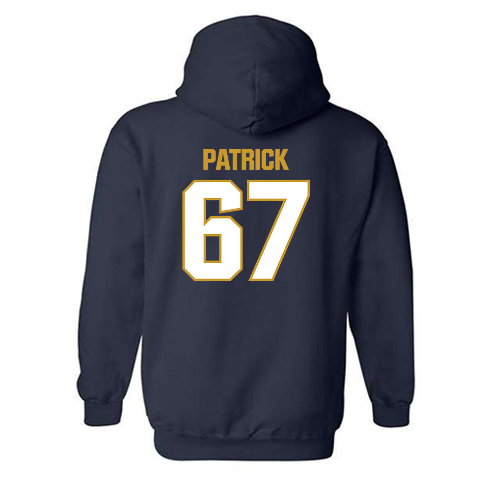Notre Dame - NCAA Football : Gregory Patrick - Sports Shersey Hooded Sweatshirt-1
