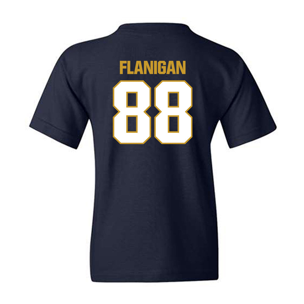 Notre Dame - NCAA Football : James Flanigan - Sports Shersey Youth T-Shirt-1