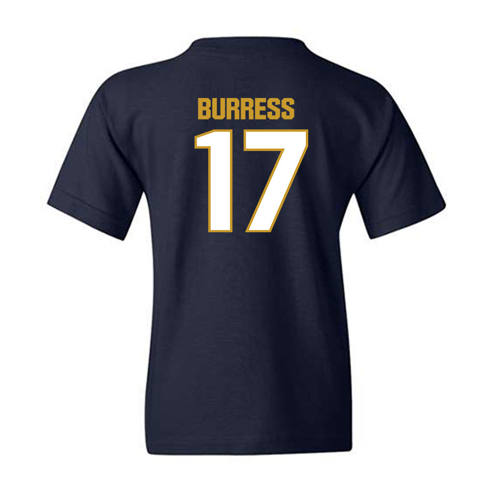 Notre Dame - NCAA Football : Elijah Burress - Sports Shersey Youth T-Shirt-1