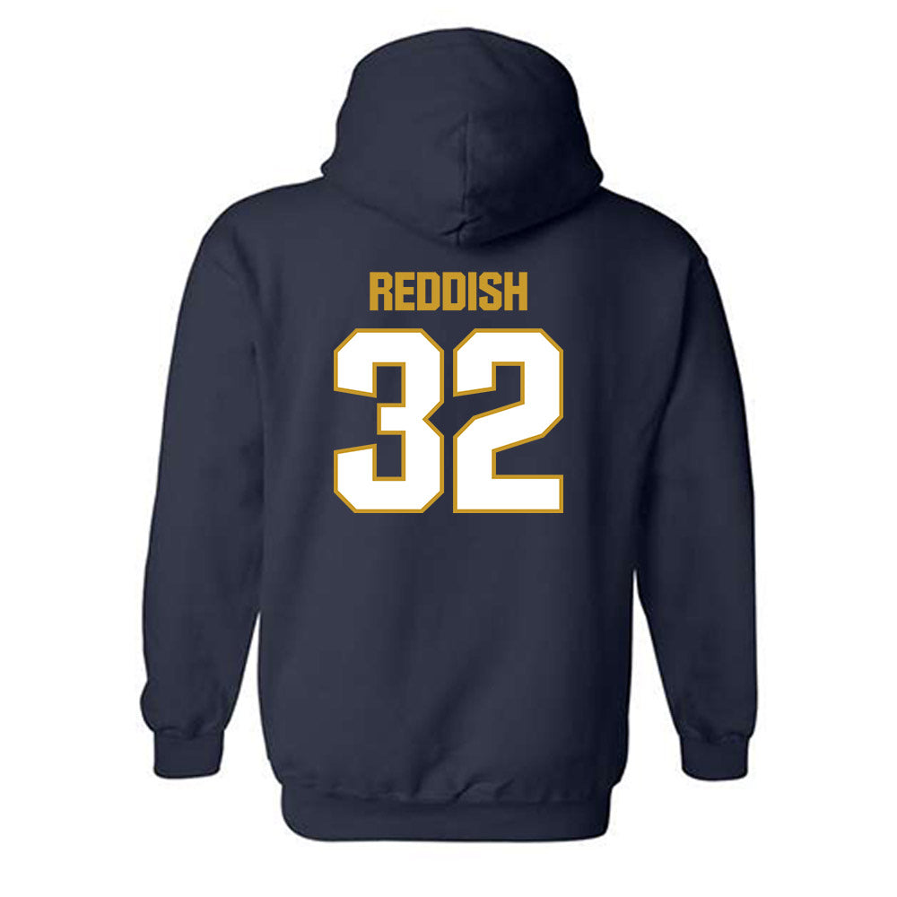 Notre Dame - NCAA Football : Nick Reddish - Sports Shersey Hooded Sweatshirt-1