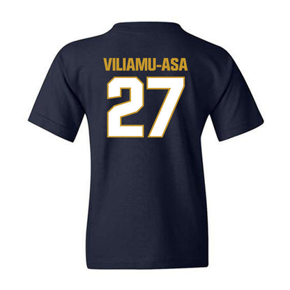 Notre Dame - NCAA Football : Kyngstonn Viliamu-Asa - Sports Shersey Youth T-Shirt-1